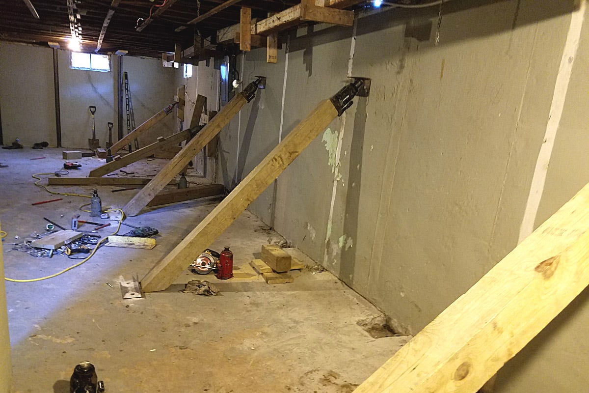 Foundation Wall Bracing