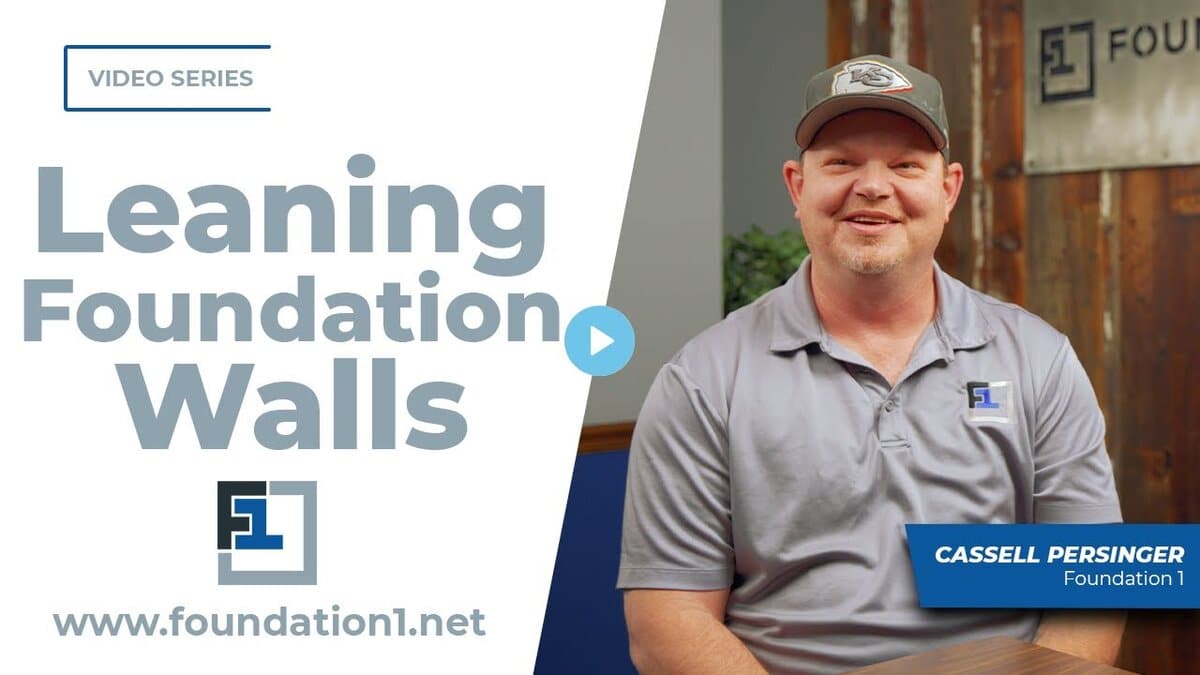 leaning foundation walls