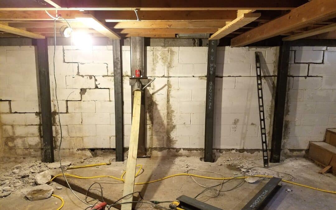 basement walls need stabilization