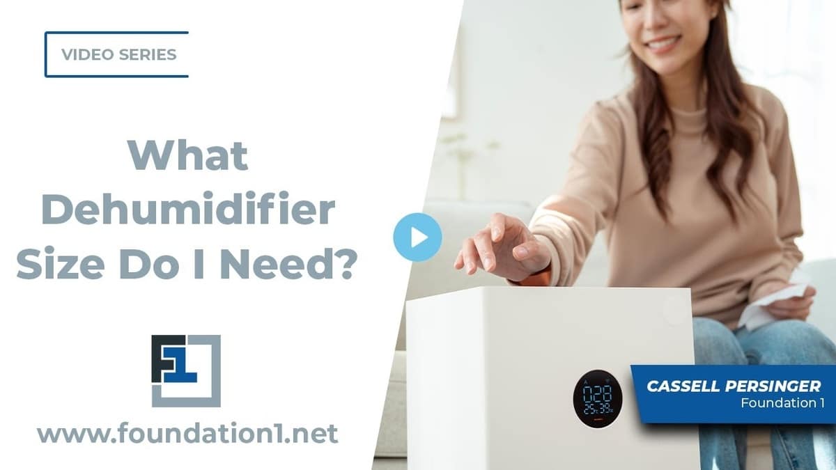 dehumidifier size