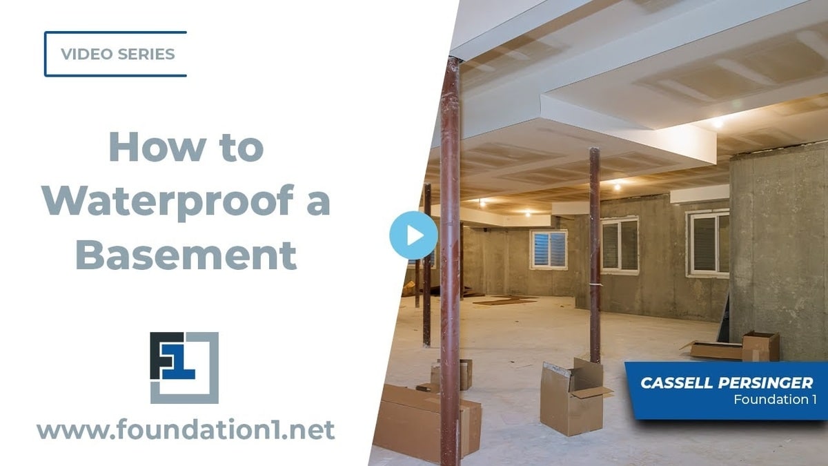 waterproof a basement