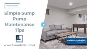 sump pump maintenance