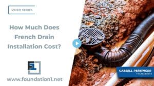 french drain installation