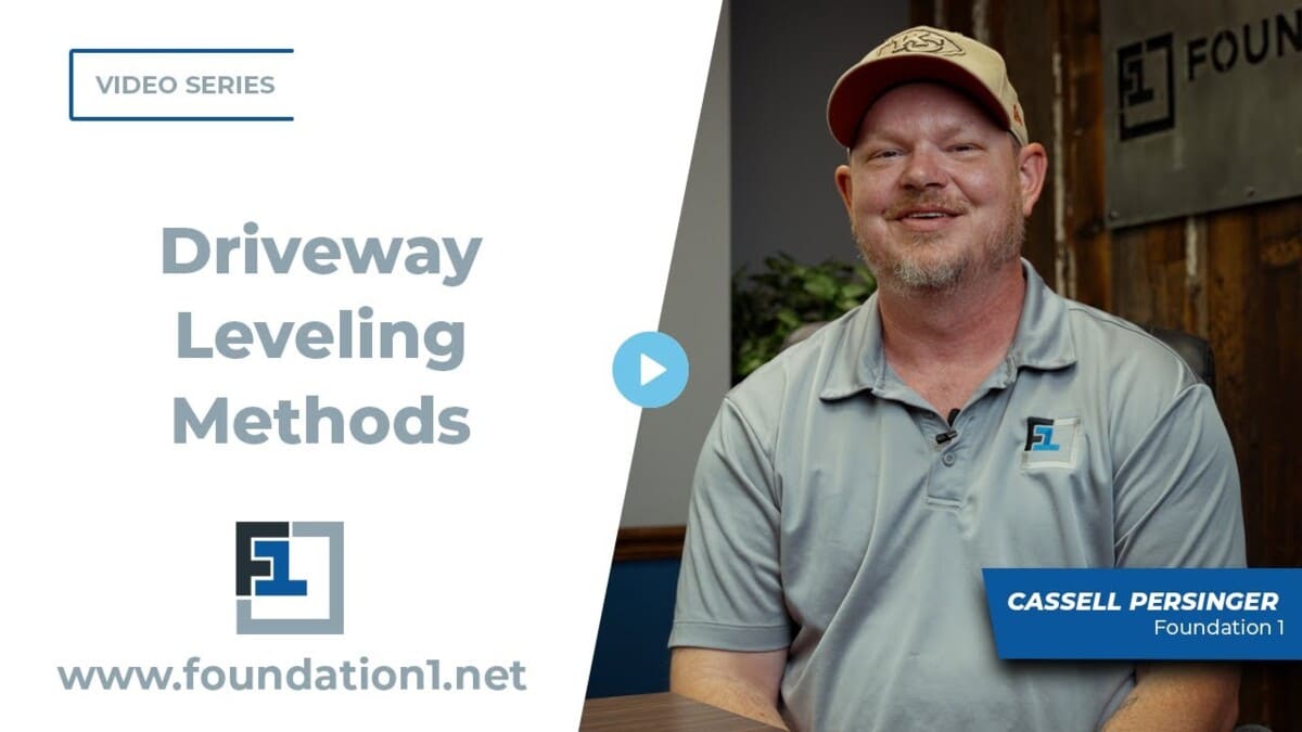 driveway leveling methods