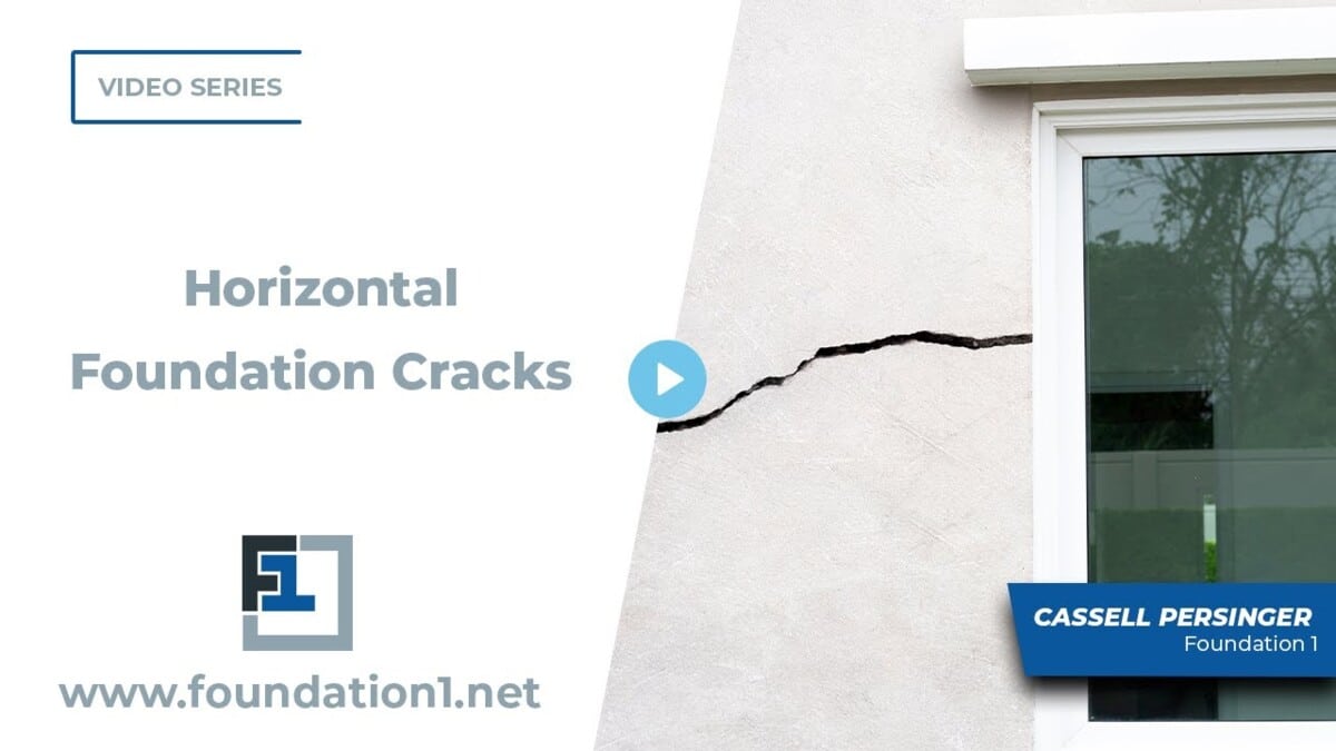 Horizontal Foundation Cracks